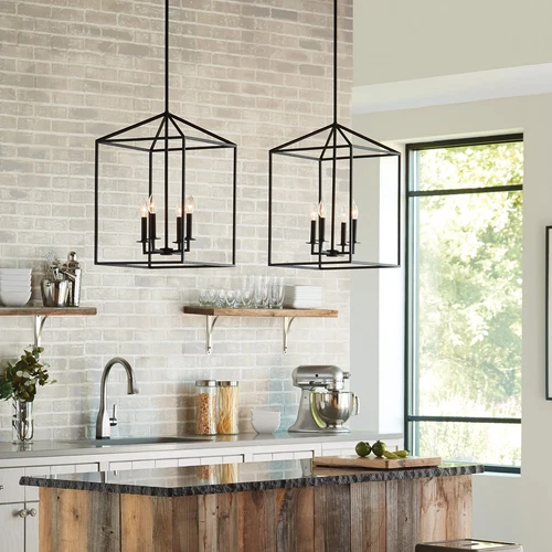 Sea Gull Lighting 5215004-112 Perryton Small Four - Light Hall / Foyer Hangin... - Picture 2 of 3