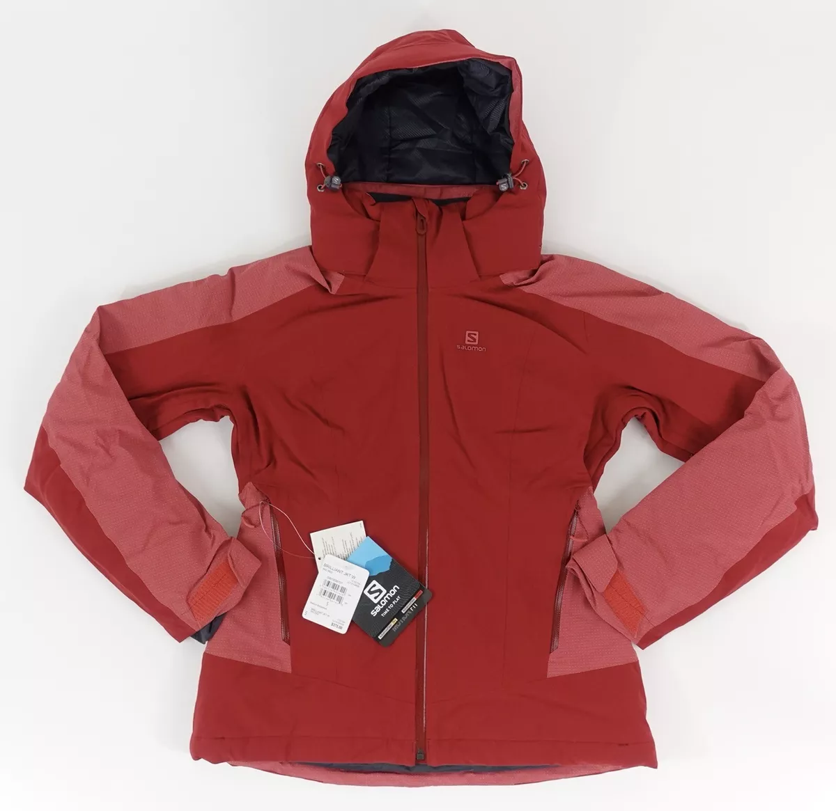 Salomon Women s Brilliant Jacket in Rio Red SZ. S Retail 375