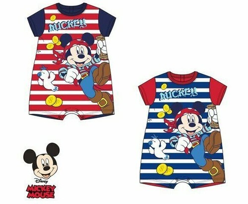 Tutina bambino neonato Disney MIckey pagliaccetto cotone 6 12 18 24 mesi  estivo | eBay