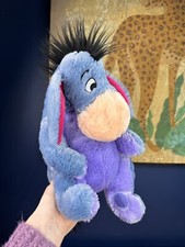 Eeyore Disney Store Authentic  Winnie The Pooh Plush Soft Toy Cuddly 13” tall