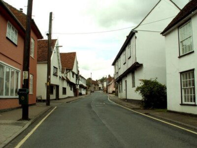 Photo 6x4 High Street, Bures, Suffolk Bures has many old timber-framed bu c2006