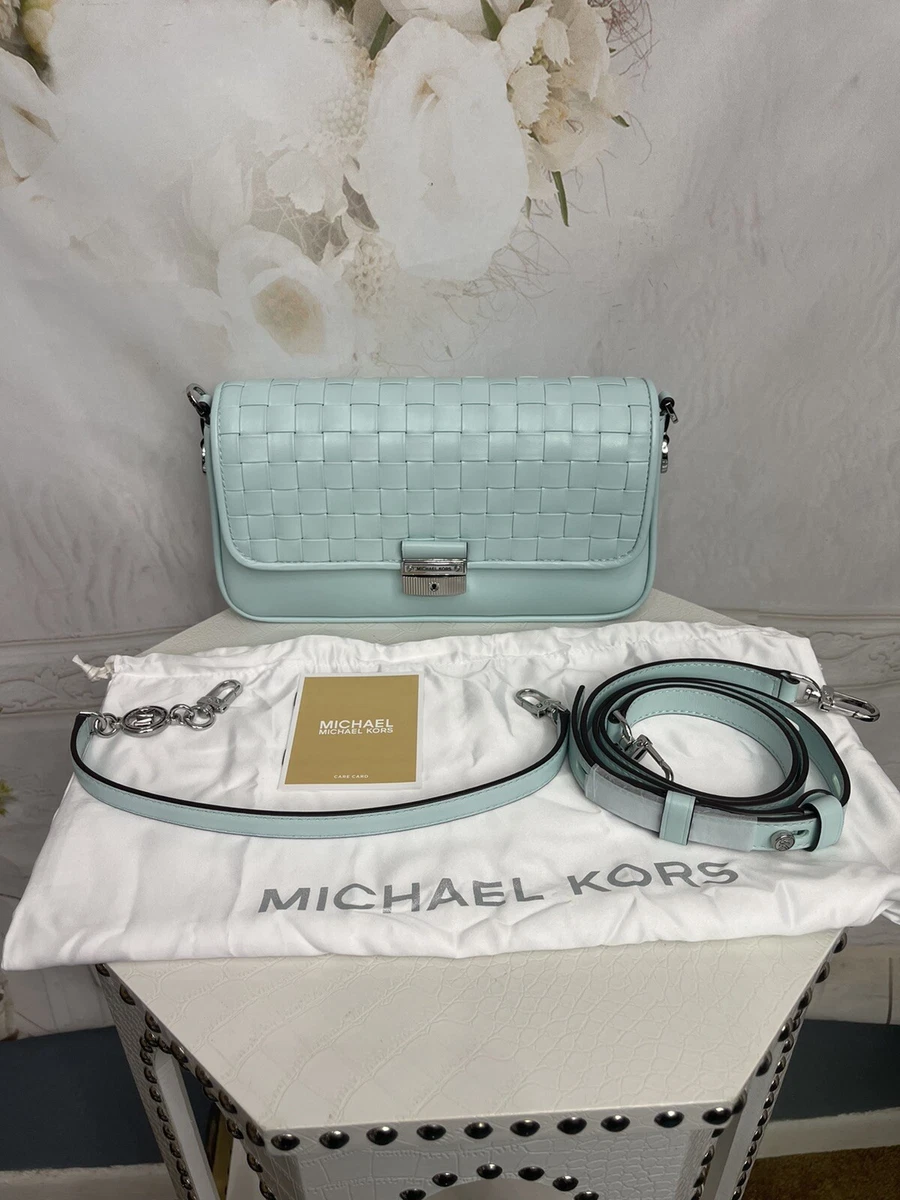 Michael Kors Bradshaw Woven Leather Convertible Shoulder Bag Fair