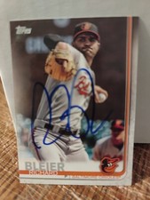 Richard Bleier Autographed 2019 Topps Signed Baseball Card #207 Orioles 