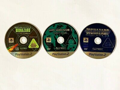 PS2 Gun Survivor 2 3 4 Set Lot Biohazard Dino Crisis Resident Evil GAME  JAPAN JP