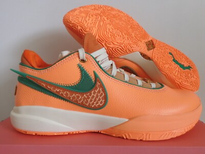 NIKE LEBRON XX 20 FAMU PEACH CREAM-SAFEY ORANGE SZ 10 [FN8263-800