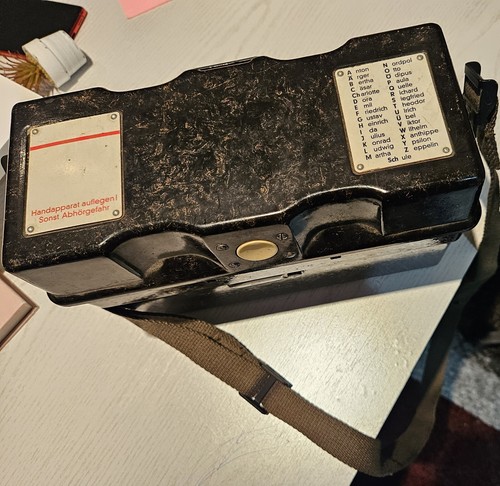 Tragbarer Feldfernsprecher Standard Elektrik Lorenz - Bild 2 von 4