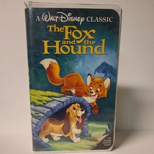 Rare Walt Disney Collectable VHS Black Diamond Edition Fox and the Hound