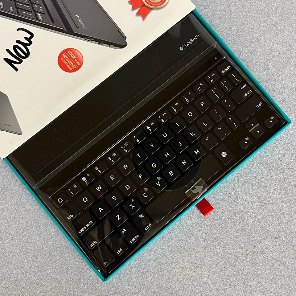 Logitech Wireless Bluetooth Ultrathin Keyboard Cover i5 for iPad Air New - Image 4 of 4