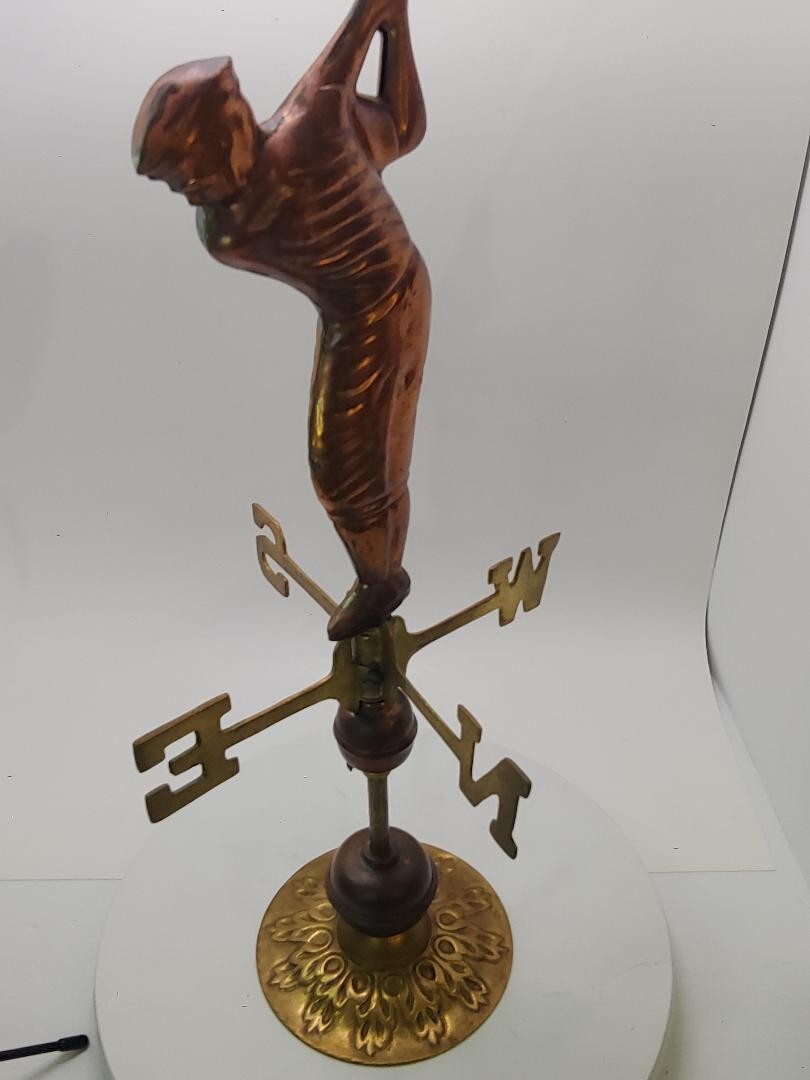 Weathervane Golfer Copper 24" Tall 9" Wide eBay