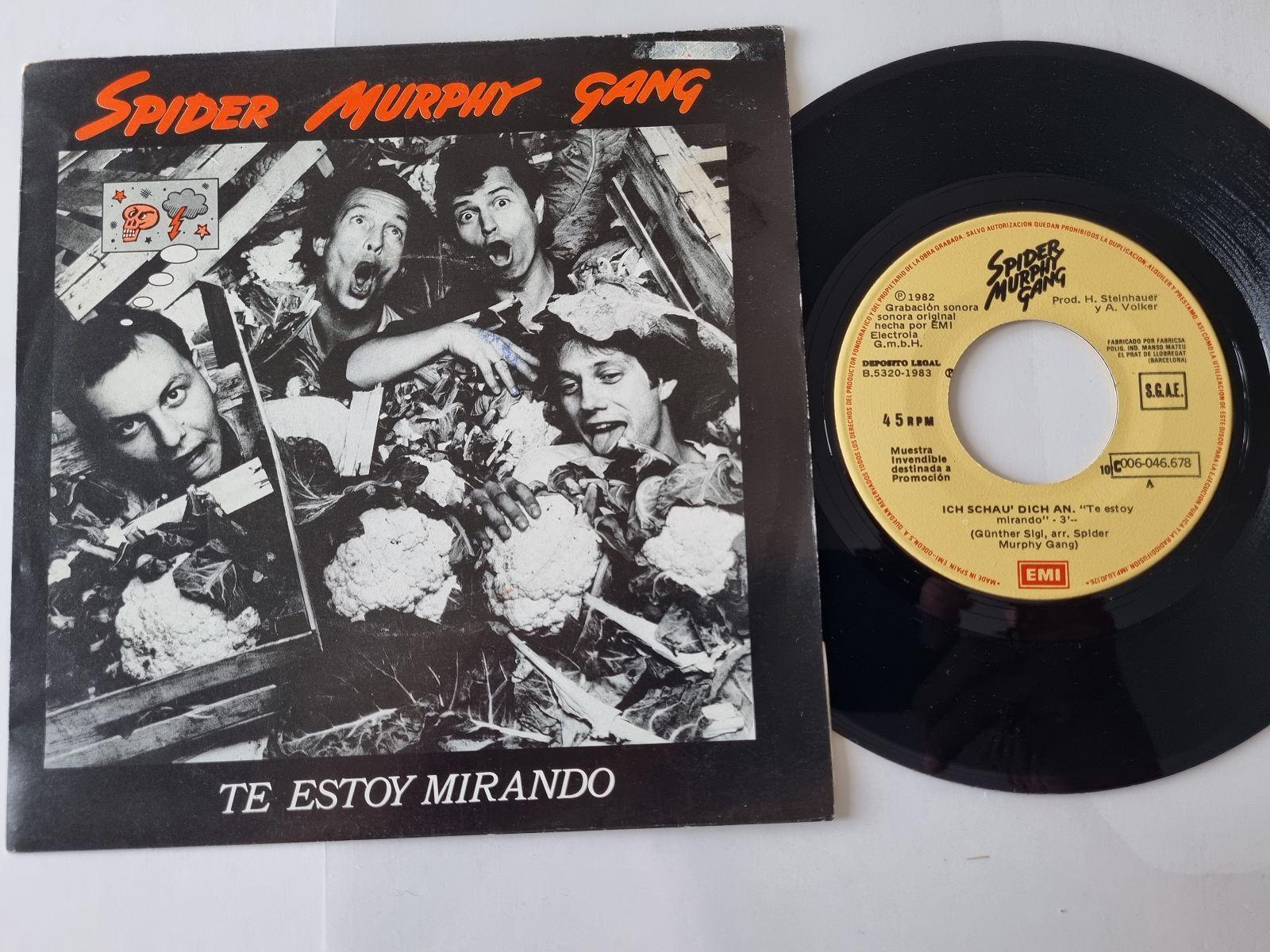 7"" Single Spider Murphy Gang - Ich schau dich an/ Te estoy mirando Vinyl Spain