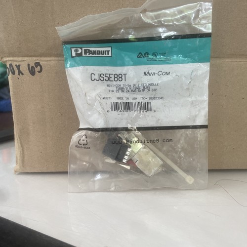 Panduit CJS5E88T Mini-Com TX-5e Shielded Module | eBay