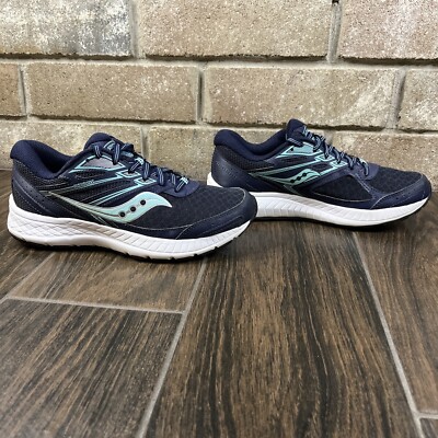 Saucony Womens Cohesion 13 S10559-20 Blue Running Shoes Sneakers Size 7