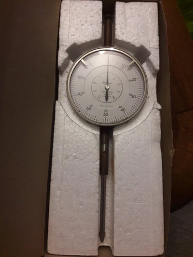 Mitutoyo Dial Indicator Gauge 0.01mm - 50mm 3058 EB Original Packaging Used