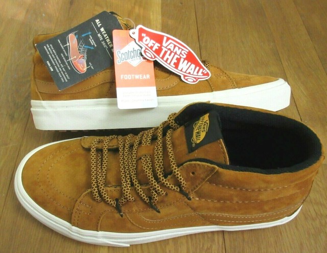 brown leather vans womens