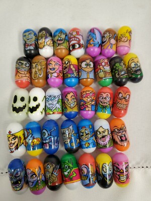 MIGHTY BEANZ 2004 BEANS (36) VISITOR GHOST SABRETOOTH GRANNY T REX