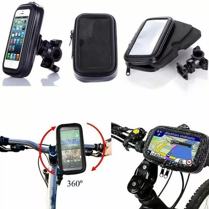 Rain-resistant mobile phone holder