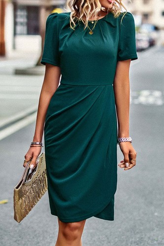 Pleated Detail Dress - Picture 3 of 18