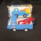 Brand New Tiny Tonka WRECKER Truck No 555 Blue RED White Steel with Box NOS Mint