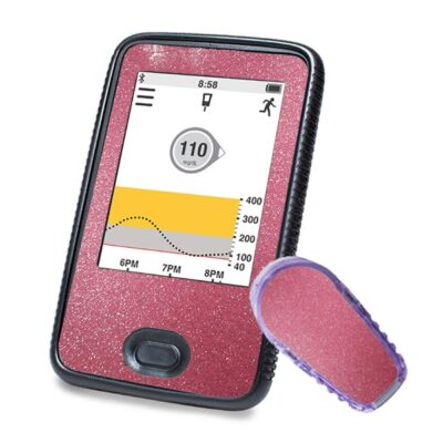 Diasticker® | Dexcom G6 Adesivo (Receiver + Transmitter) - Black Circles | Adesivo in vinile per sensore/recivitore di Dexcom G6, sticker