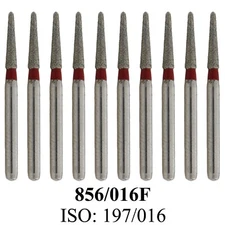 Dental Diamond Burs 856/016F Bur Fine Round End Taper High Speed Burr TR