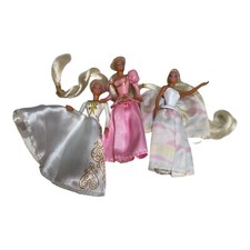 1996 McDonald s Happy Meal Barbie Dolls Pink Rapunzel Angel Princess Barbie