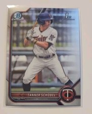 Tanner Schobel 2022 Bowman Draft Chrome #BDC-28 Minnesota Twins