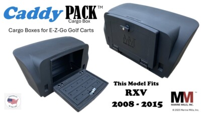Caddy Pack Cargo Box, Golf Cart Cargo Box, E-Z-Go Cargo Box