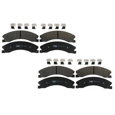 TRW Pro Front and Rear Metallic Brake Pads Kit For Silverado Sierra 2500 3500 HD