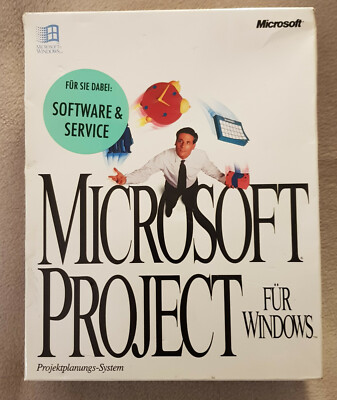 RARITÄT !! - Microsoft Project 3.00, Deutsch, NEUWARE