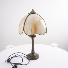 Tischlampe Bronze Vintage 60er 70er ca. 55 cm hoch 6,7 kg massiv