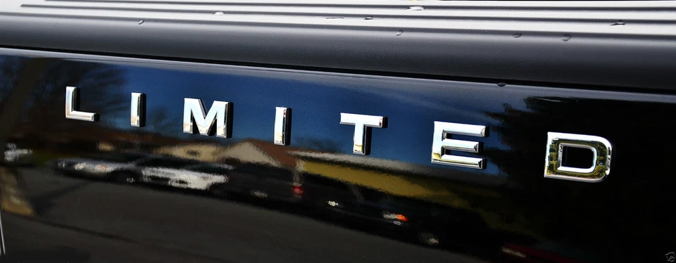 2pack OEM Chrome LIMITED Emblem for Side Badge Gloosy Finish F150 F250 - Image 4 of 4