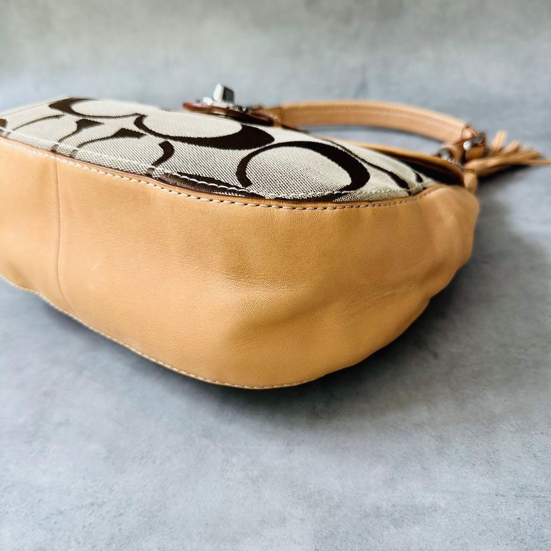 Y2K COACH Willis Signature Turn Lock bag | eBay