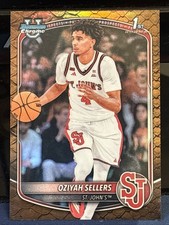 2025-26 Bowman U Chrome Oziyah Sellers #BCP-87 Reptilian Refractor St. John’s