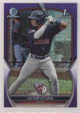 2023 Bowman Chrome Prospects Mega Box Purple Mojo Refractor Victor Izturis 0q3