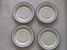 4x Mariner Blue Elegance 2 II Collection Japan SAUCER