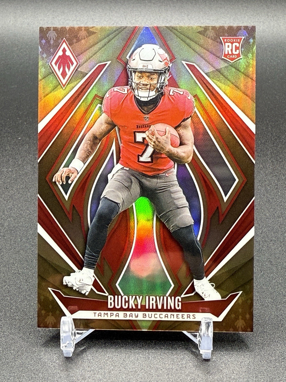 Bucky Irving - 2024 Panini Phoenix Bronze Parallel RC /75 #166 Buccaneers R263