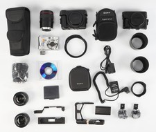 Lot of Assorted Sony (ONLY) Brand Digital Camera Accessories