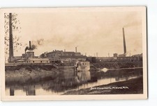 Midland Michigan MI RPPC Real Photo 1915-1930 Dow Chemical Co. Plant