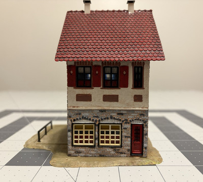 FALLER HO GAUGE  VILLAGE HOUSE Slight Damaged on One Sidewall See Pictures