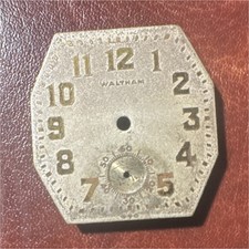 Waltham Beige Watch Dial Face Arabic Numerals...