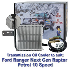 Dual Heavy Duty Transmission Oil Cooler Kit to suit Ford Ranger Raptor Next G...