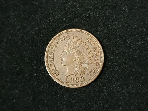 1898 Indian Head Cent About Uncirculated+ 21201