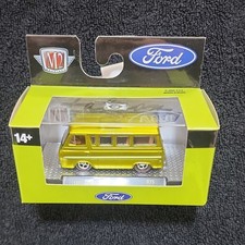 M2 Machines 1965 Ford Falcon Club Wagon Gold Green Diecast Van 164