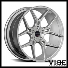 20 Giovanna Haleb Silver Concave Wheels Rims Fits Ford Mustang