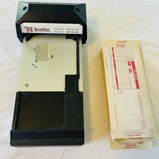 TermNet VTG Bratizan Addressograph Manual Credit Card Machine 2020 w/Receipts