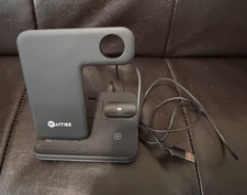 WAITIEE WIRELESS CHARGER 3 IN 1, 15W FAST CHARGING STATION APPLE WATCH - Black