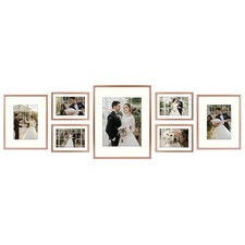 , Picture Frame Set 7 Pack, Gallery Wall Frame with One 11x14, Two 8x10, and ...