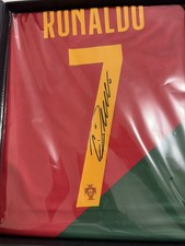 Cristiano Ronaldo Back Signed Autographed Portugal Soccer Jersey with COA Icon