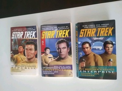 Star Trek Vintage Paperback My Brother's Keeper Trilogy 1 2 3 ( 1999) EX LIBRARY