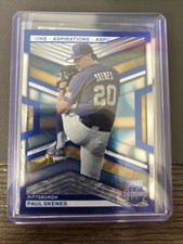 2023 Panini Elite Extra Edition - Paul Skenes #7 Blue Aspirations /349 (RC)